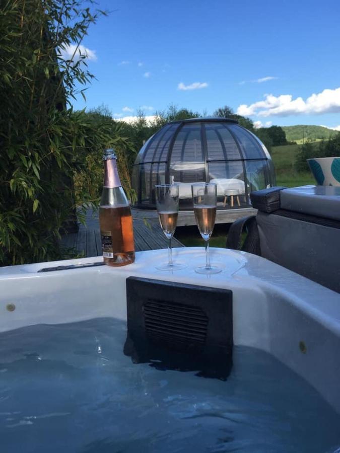 Les Nuits Insolites De La Mothe - Hebergement En Bulle Ou Tiny House Avec Spa Privatif Outremecourt Buitenkant foto