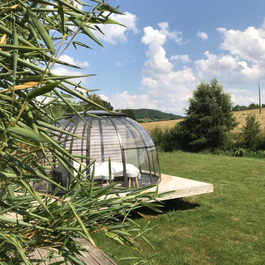 Les Nuits Insolites De La Mothe - Hebergement En Bulle Ou Tiny House Avec Spa Privatif Outremecourt Buitenkant foto