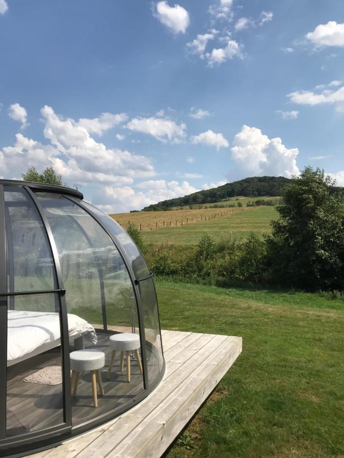 Les Nuits Insolites De La Mothe - Hebergement En Bulle Ou Tiny House Avec Spa Privatif Outremecourt Buitenkant foto